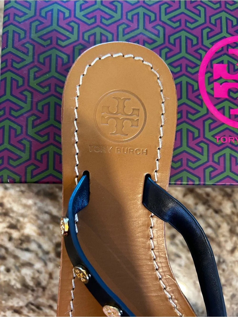 Tory Burch classic thong